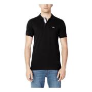 Tommy Hilfiger Jeans Mens Polo Tommy Jeans , Black , Heren