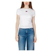 T-Shirts Tommy Jeans , White , Dames