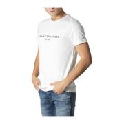 Heren T-Shirts Collectie Tommy Jeans , White , Heren