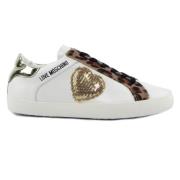 Stijlvolle Sneakers voor Dames Love Moschino , White , Dames
