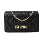 Zwarte Tas voor Vrouwen Love Moschino , Black , Dames
