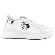 Witte Sneakers Love Moschino , White , Dames