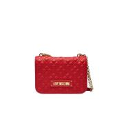 Shoulder Bags Love Moschino , Red , Dames