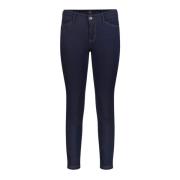 Skinny Cropped Jeans 5471/90 0355L Dark Navy MAC , Blue , Dames