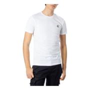 Heren Print T-shirt Calvin Klein Jeans , White , Heren