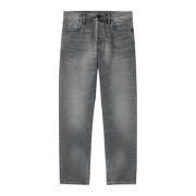 Straight Jeans Carhartt Wip , Gray , Heren