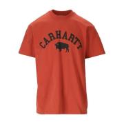 T-shirt Carhartt Wip , Orange , Heren