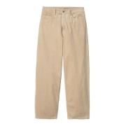 Fluweel Broek Carhartt Wip , Beige , Heren