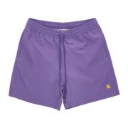 Casual Shorts Carhartt Wip , Purple , Heren
