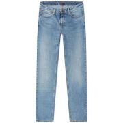 Blauwe Horizon Skinny Lin Jeans Nudie Jeans , Blue , Heren