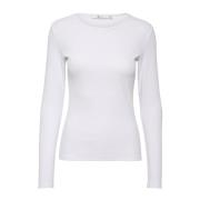 Stijlvolle Longsleeve Top Gestuz , White , Dames