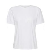 Klassiek Wit Jorygz Tee T-Shirt Gestuz , White , Dames