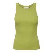 Mouwloze Top Gestuz , Green , Dames