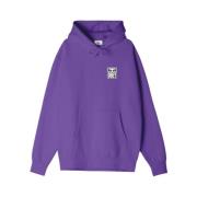 Hoodie Obey , Purple , Heren