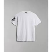 T-Shirts Napapijri , White , Heren