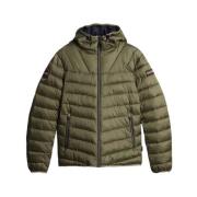 Down Jackets Napapijri , Green , Heren