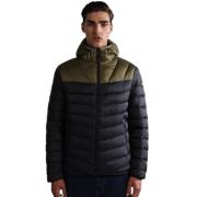 Down Jackets Napapijri , Black , Heren