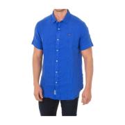 Shirts met korte mouwen Napapijri , Blue , Heren