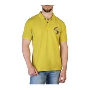Klassiek Katoenen Polo Shirt voor Heren Napapijri , Yellow , Heren