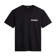Telemark T-shirt Napapijri , Black , Heren