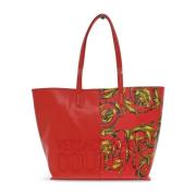 Tote Bags Versace Jeans Couture , Red , Dames