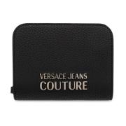 Portemonnee met logo Versace Jeans Couture , Black , Dames
