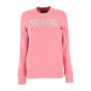 Couture Hoodie Versace Jeans Couture , Pink , Dames