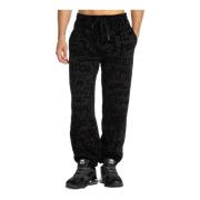 Logo Graffiti Sweatpants Versace Jeans Couture , Black , Heren
