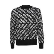 Stijlvolle Sweaters Versace Jeans Couture , Black , Heren