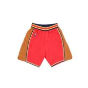 Casual shorts Mitchell & Ness , Red , Heren