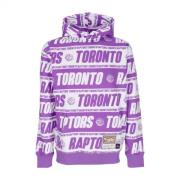 NBA Teamwrap Hoodie Toronto Purple Mitchell & Ness , Purple , Heren