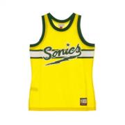 BasketballBA Team Heritage Tank Tank Top Mitchell & Ness , Yellow , He...