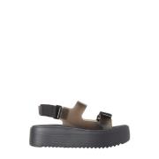 Flat Sandals Melissa , Black , Dames