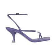 Verhoog stijl met hoge hak sandalen Jeffrey Campbell , Purple , Dames