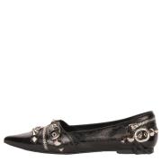 Roxine Leren Ballerina Schoenen Jeffrey Campbell , Black , Dames