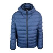 Blauwe Hoodie Jas met Waterdichte en Ademende Stof Colmar , Blue , Her...