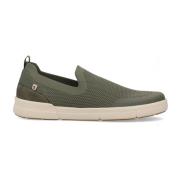 Groene textiel loafers voor heren Rieker , Green , Heren