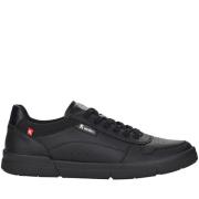 Leren Sneakers met Veters Rieker , Black , Heren