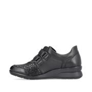 Stijlvolle Lichtgewicht Sneakers Rieker , Black , Dames