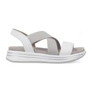 Flat Sandals Remonte , White , Dames