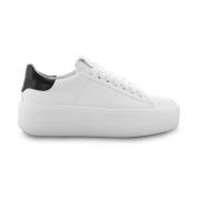 Stijlvolle wit/zwart hoge sneakers Kennel & Schmenger , White , Dames