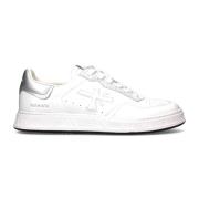 Lage Wit/Zilver Sneakers Premiata , White , Dames