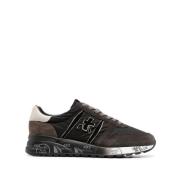 Suede en Polyamide Sneakers Premiata , Black , Heren