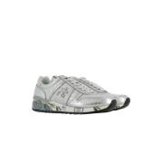 Zilveren Leren Diane Sneakers Premiata , Gray , Dames