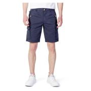 Stijlvolle Bermuda Shorts voor Heren Blauer , Blue , Heren