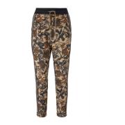 Joggingbroek met Bloemenprint Marc Cain , Brown , Dames