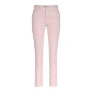High-Waist Slim-Fit Denim Jeans Marc Cain , Pink , Dames