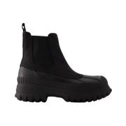 Zwarte Outdoor Chelsea Boots - Rubber Ganni , Black , Dames