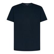 Blauwe T-shirts Polos voor heren Aw23 James Perse , Blue , Heren