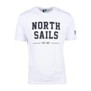 T-Shirts North Sails , White , Heren